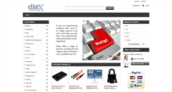 Desktop Screenshot of elitex.co.uk